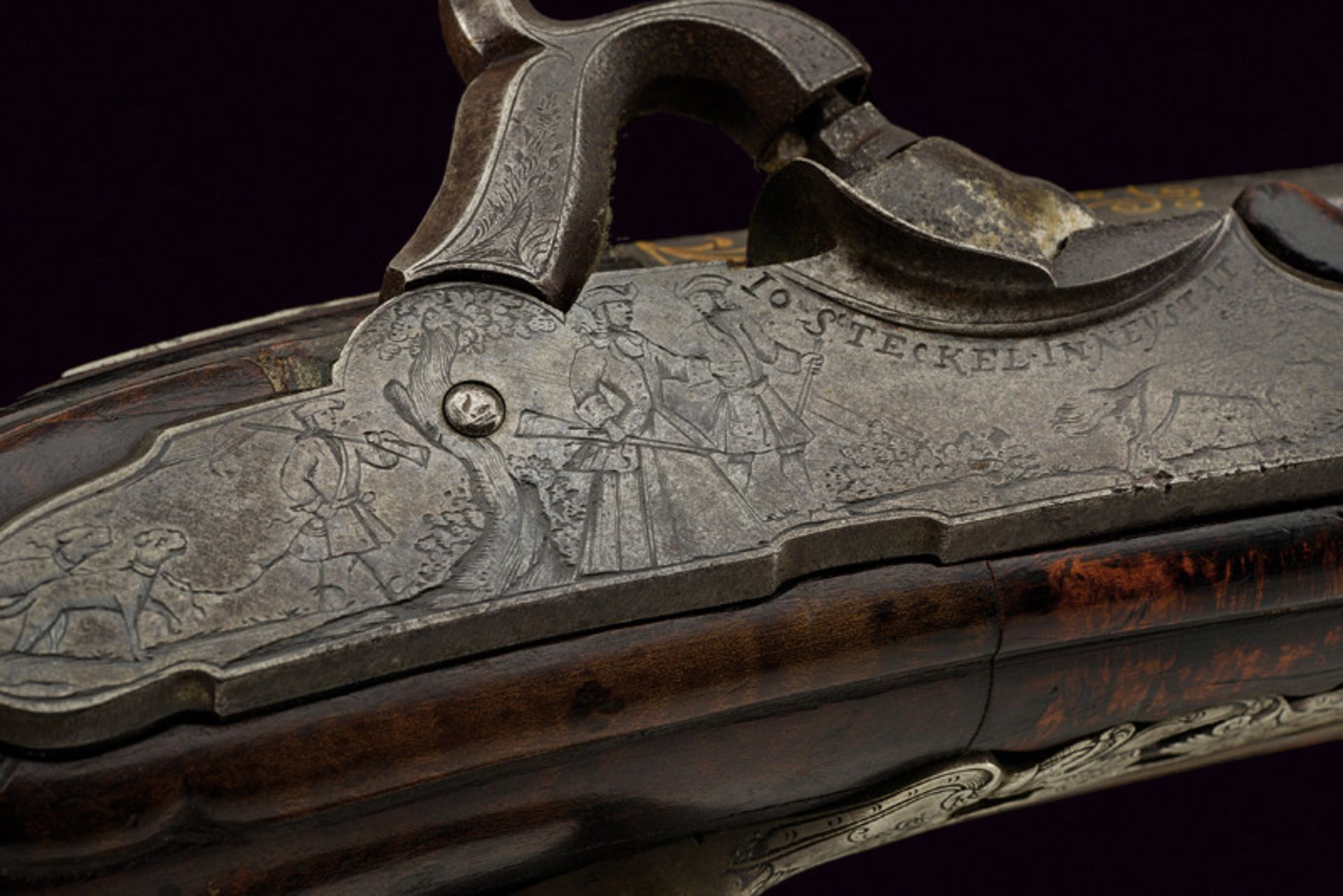 A beautiful gun by Steckel converted to percussion dating: second quarter of the 18th Century - Bild 2 aus 14