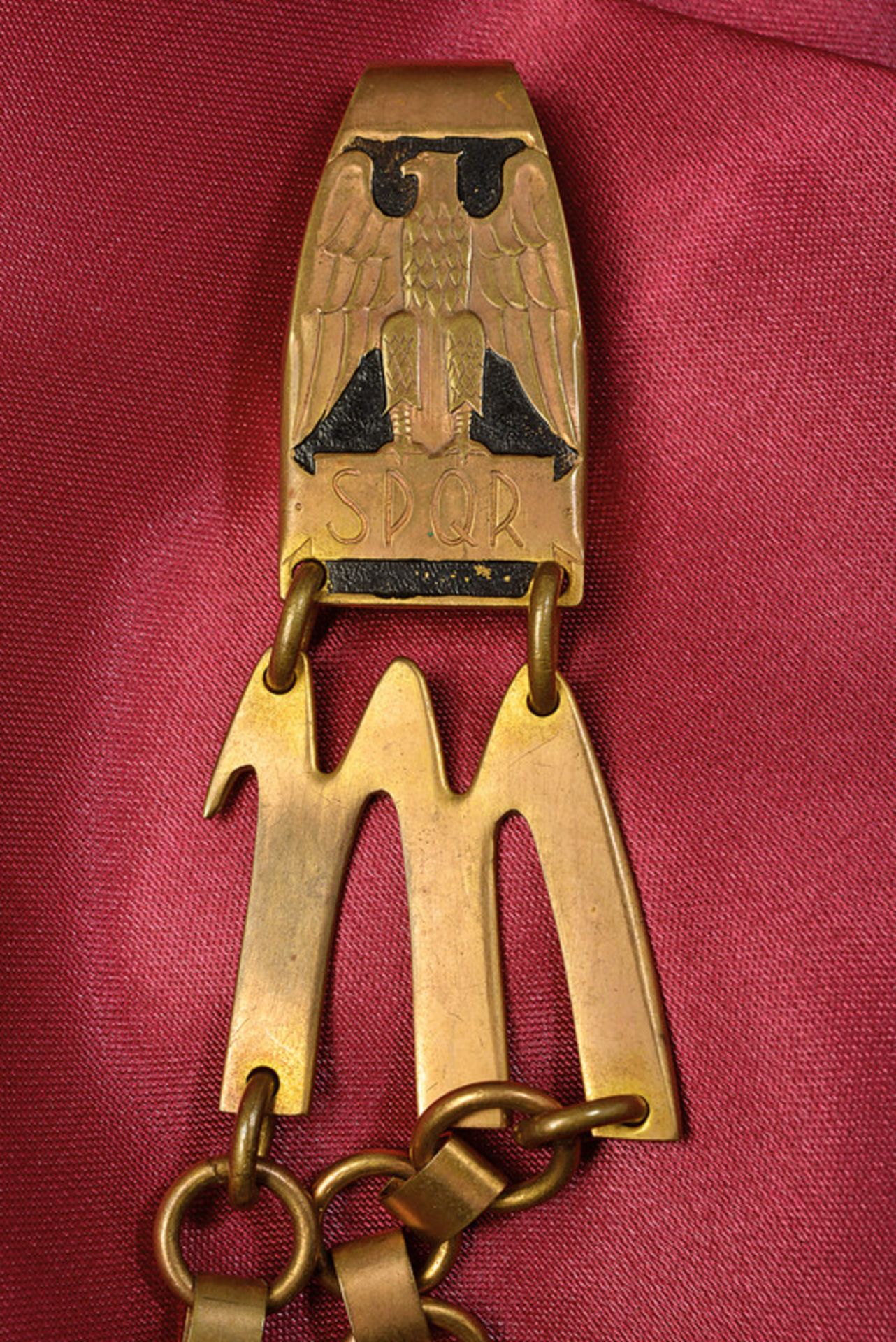A MVSN officer's dagger dating: second quarter of the 20th Century provenance: Italy Straight, - Image 3 of 4