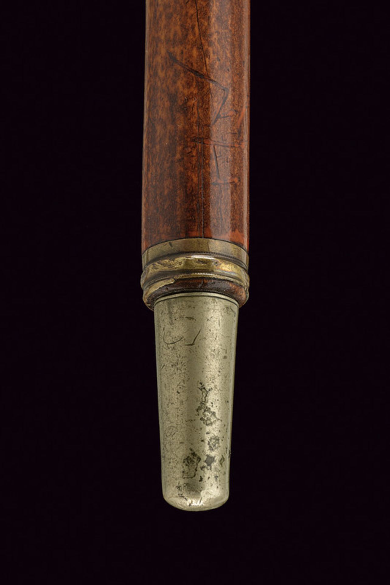 A pin-fire gun-stick dating: third quarter of the 19th Century provenance: Europe Cylindrical, - Image 4 of 6