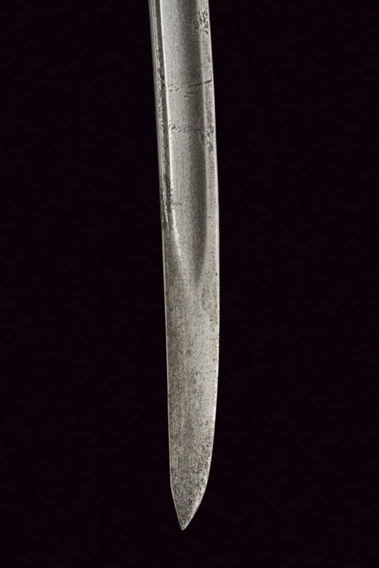 A nimcha dating: 19th Century provenance: Morocco Curved, single -and false-edged blade, a wide - Image 6 of 7