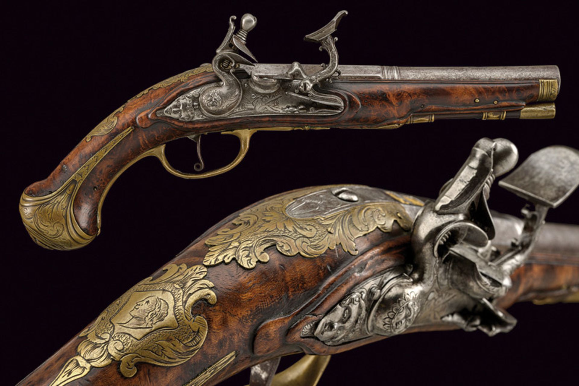 A snaphaunce flintlock pistol by Pacini dating: second quarter of the 18th Century provenance:
