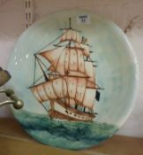 Moorcroft HMS Sirius charger, designed b