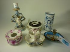 19th century ceramics including - Meisse