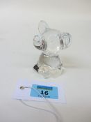 Daum crystal elephant 8cm