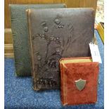 Victorian leather bound photograph album