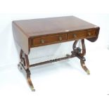 Quality regency style mahogany and rosew