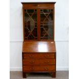 Late 19th century bureau bookcase with i