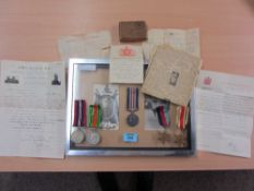 Group of five WW11 service medals includ