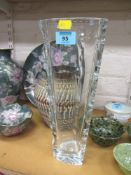 Thomas Webb crystal vase H33cm