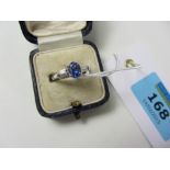 Ceylon sapphire (approx 0.86 carat) and