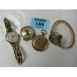 Two early 20th century wristwatches hall