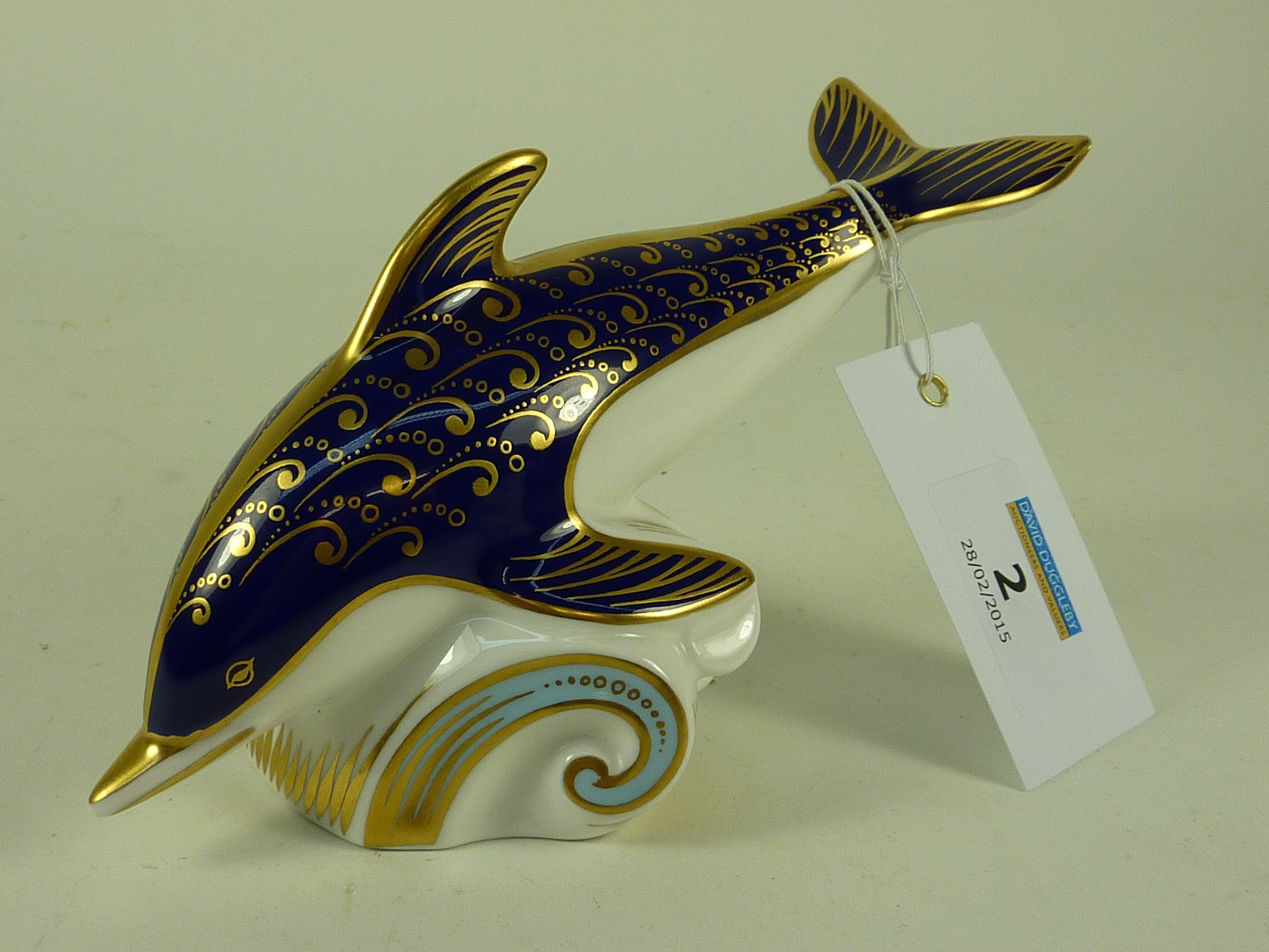 Royal Crown Derby Dolphin paperweight