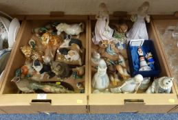 Collection of animal ornaments and Lladr