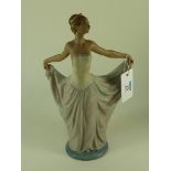 Lladro bisque figurine of a Dancer impre