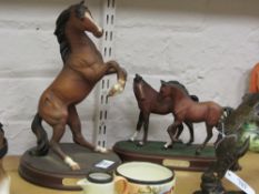 Two Royal Doulton equestrian sculptures