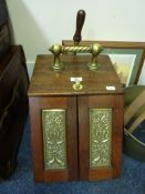 Victorian mahogany brass mounted patent