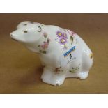 Royal Crown 'Derby Posies' polar bear pa