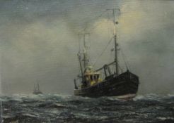 Jack Rigg (British 1927-): "Trawler FR12