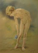 Franco Matania (British 1922-): Nude Gir