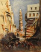 Hercules Brabazon Brabazon (British 1821-1906): "Cairo" Market, watercolour initialled and titled