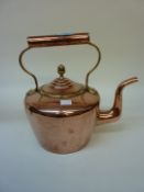 Early Victorian large Copper kettle 32cm