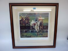 "Desert Orchid" with Simon Sherwood up,