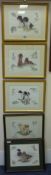 'Gun Dogs' set of four Nigel Hemming pri