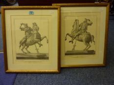 Classical Equestrian studies, pair monoc