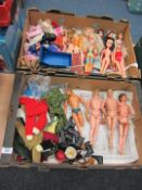 Sindy dolls, Action men, clothing and ac