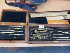 Collection of drawing instruments