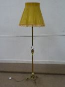 Onyx and gilt metal standard lamp, H144c