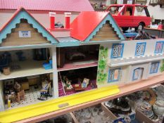 Gee-Bee Toys Doll's house with vintage r