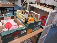 Sindy three tier dolls house and furnish