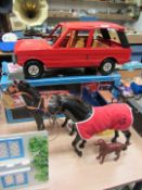 Sindy Range Rover boxed, Sindy horse and
