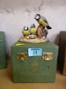 Royal Crown Derby 'Blue Tit & Chicks' (boxed)
