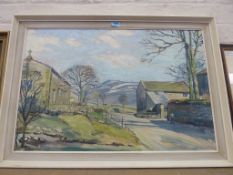 Dales scene oil on board signed by William Horsnell