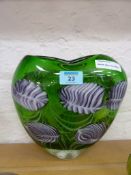 Murano glass vase H23cm