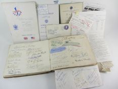 Scarborough related autograph album and ephemera dating from 1918,