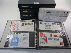 Comprehensive collection of British FDCs 1967-2001 in five albums and 10 loose