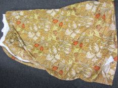 Vintage curtains - Sanderson 'Golden Lily' by William Morris
