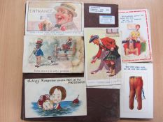 Collection early 20th century postcards