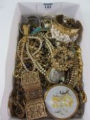 Costume jewellery and accessories in one box