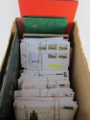 Collection of First Day Covers and other stamps in one box