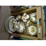 Royal Worcester Palissy and other dinnerware in one box