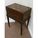 18th/19th century Irish Chippendale mahogany chest on stand,