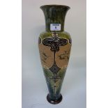 Early 20th century Doulton Lambeth stoneware vase,