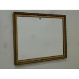 Bevelled edge wall mirror in gilt frame (53cm x 77cm) and two gilt framed wall mirrors