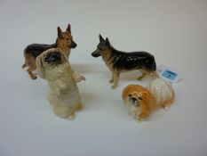 Royal Doulton German Shepherd, Beswick German Shepherd,