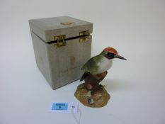 Royal Crown Derby Woodpecker painted by CD Slack date code XXXI 15cm (boxed) Condition Report
