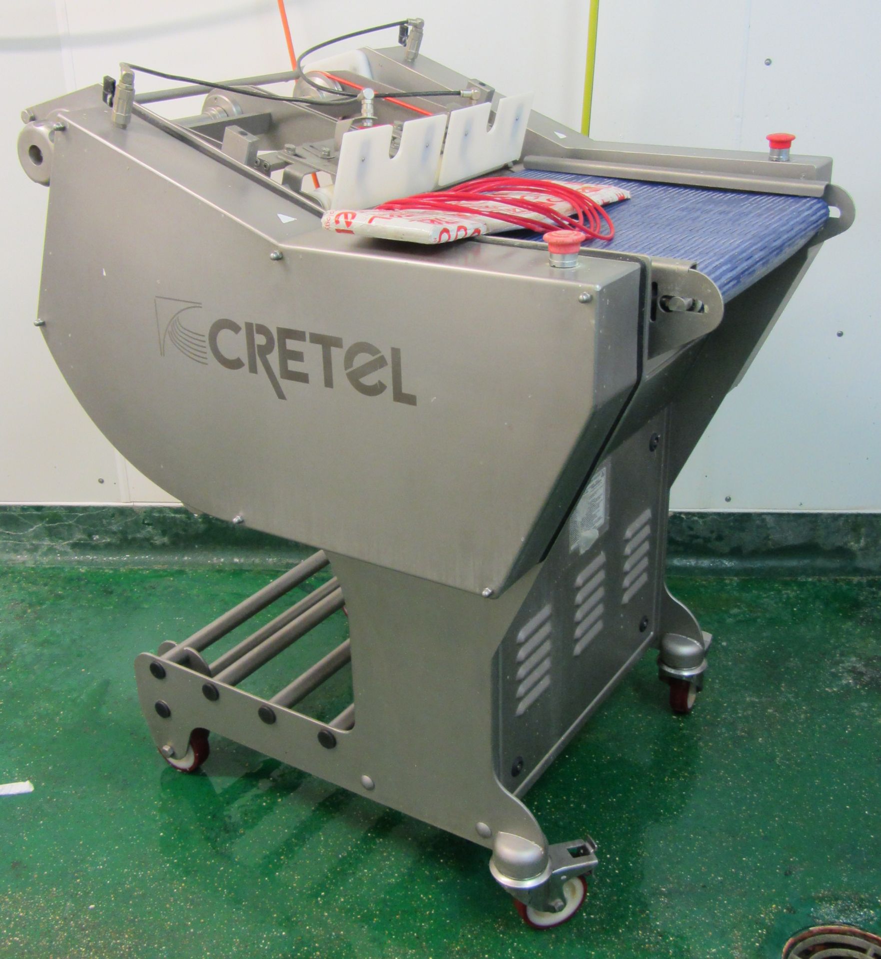 Cretel Nobilis 460TI stainless steel commercial fish skinning machine complete with 92T toothed